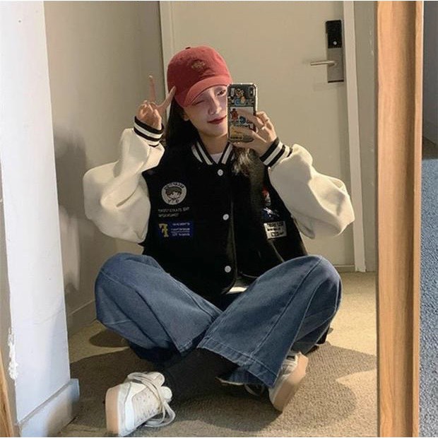 Áo Khoác Bomber Lót Nỉ Dày Cực Ấm - Áo Khoác Bóng Chày | BigBuy360 - bigbuy360.vn