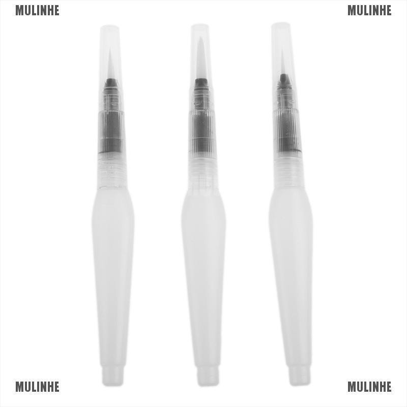 Set 3 bút lông đầu tròn lông mềm dành cho vẽ màu nước