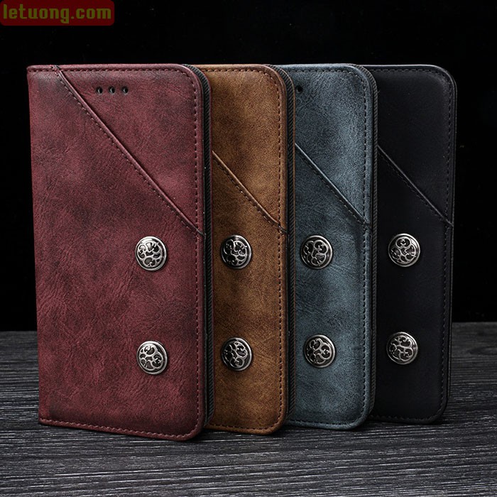 Bao da Zenfone Max Pro M2 Ourhan Leather Card