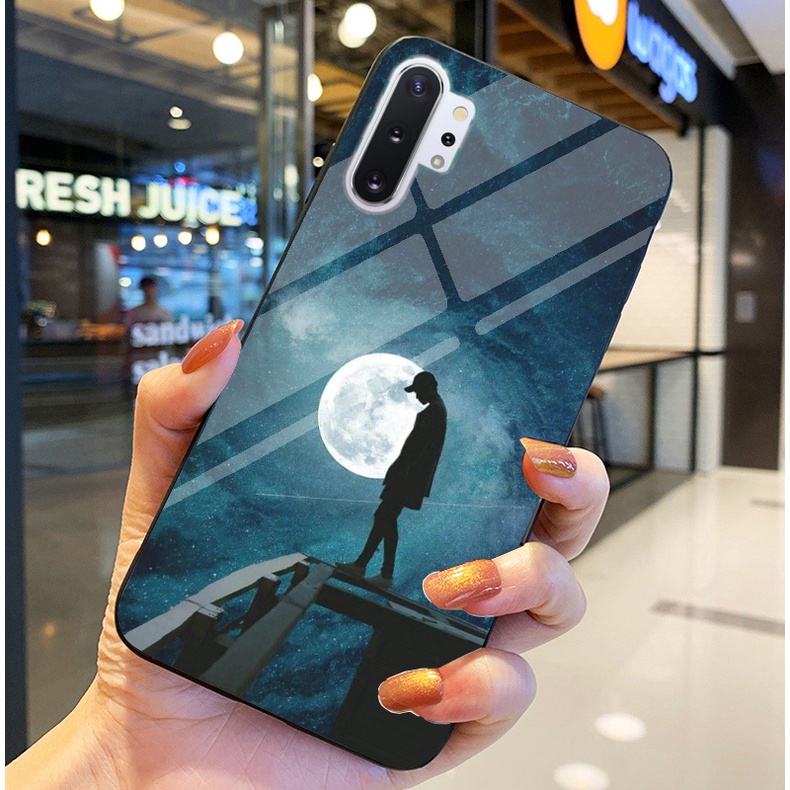 Ốp Lưng SAMSUNG GALAXY NOTE 10 PLUS, NOTE 10,LITE,NOTE 20, NOTE 20 ULTRA Ốp kính bóng cao cấp Phi Hành Gia