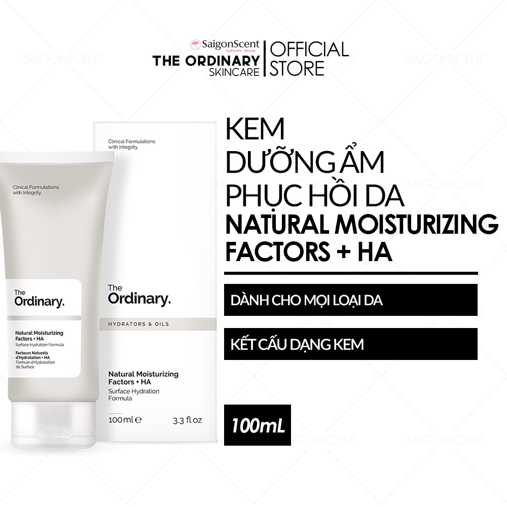 Kem dưỡng ẩm The Ordinary Natural Moisturizing Factors + HA ( 100mL )