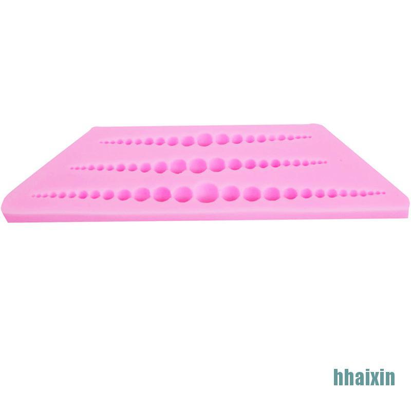 Khuôn Silicone Tạo Hình Trang Trí Bánh Kem Hình Hạt Ngọc Trai 3d