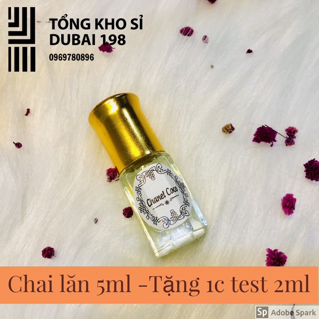 Tinh dầu nước hoa Dubai cao cấp đủ mùi đá 17ml, lăn 5ml, 12ml (Tặng ngay 1 chai test 2ml) | Thế Giới Skin Care