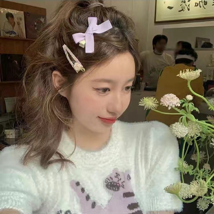 [Đào Tea] Kẹp Tóc Nơ ~ Thành Nhật Và Hàn Quốc Ngọt Ngào Dễ Thương Phụ Kiện Kẹp Tóc Cho Nữ