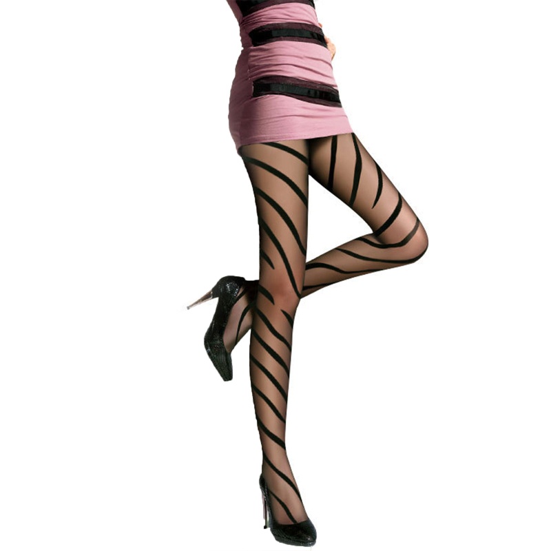 Quần Tất Siêu Mỏng Họa Tiết Ngựa Vằn Thời Trang Mùa Hè Dành Cho Nữ