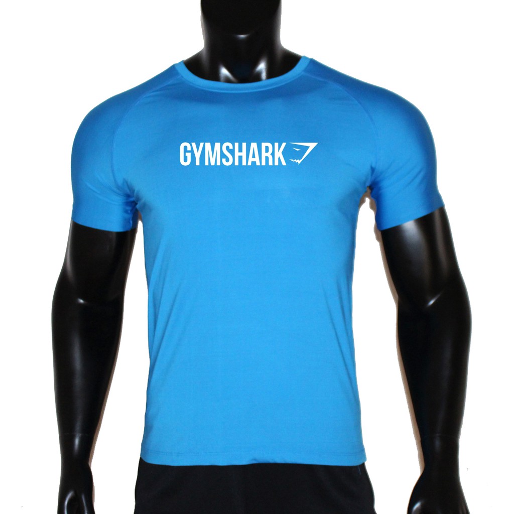 Áo thể thao nam logo cá mập PT12, 7 màu, vải thun lạnh 4 chiều mịn mát