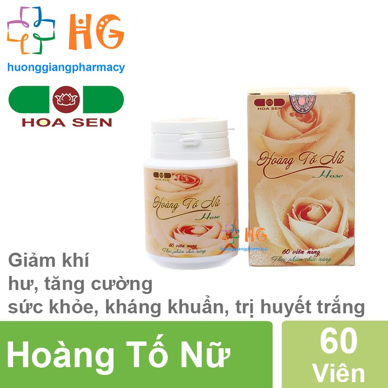 Hoàng Tố Nữ - Chăm sóc sức khỏe nữ giới (Hộp 60 viên)