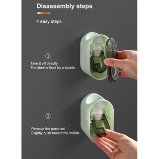 Convenient wall-mounted automatic toothpaste squeezer for families with color options