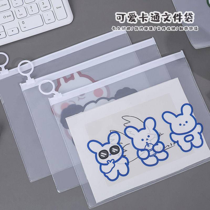 ⭐ iLado ⭐  Hộp bút chì thiết kế chia nilong chủ đề nhân vật túi zip nhỏ động vật hộp vải đựng đồ Hộp đựng hộp bút hologram bút cute theme bọc zip tiểu an văn phòng phẩm Đa Dụng túi đựng đồ dùng cá nhân hình