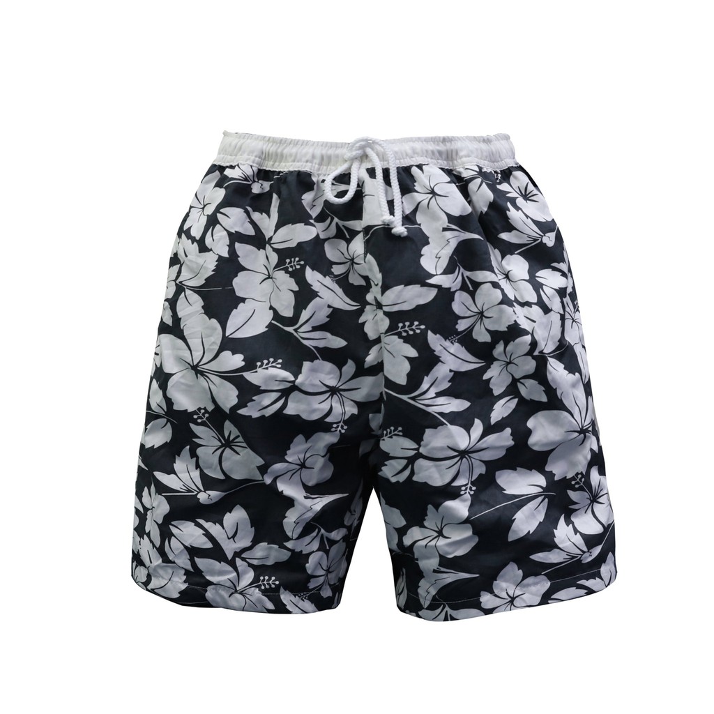 Quần short nam phối lưng thun, quần short nam lưng phối Hometex