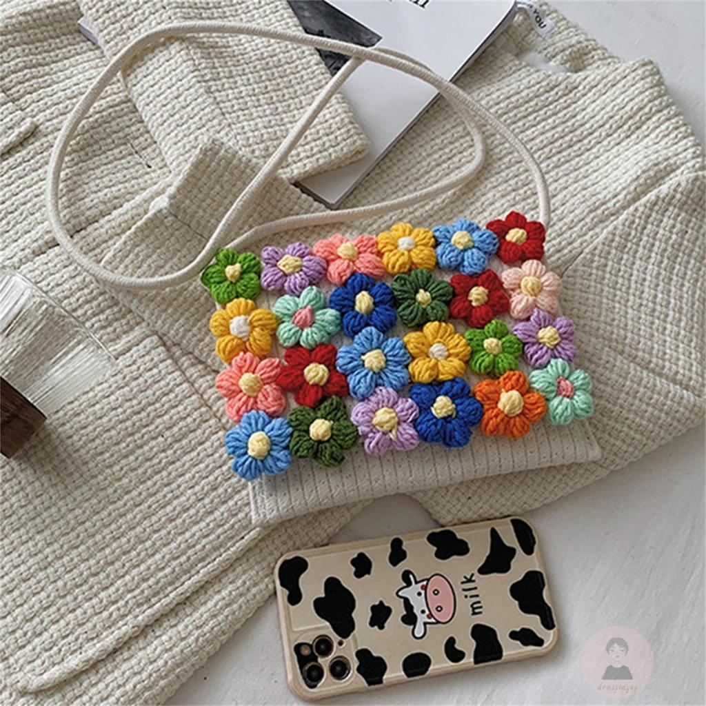 Túi Đeo Vai Nữ Cỡ Lớn Họa Tiết Hoa Thời Trang Xinh Xắn