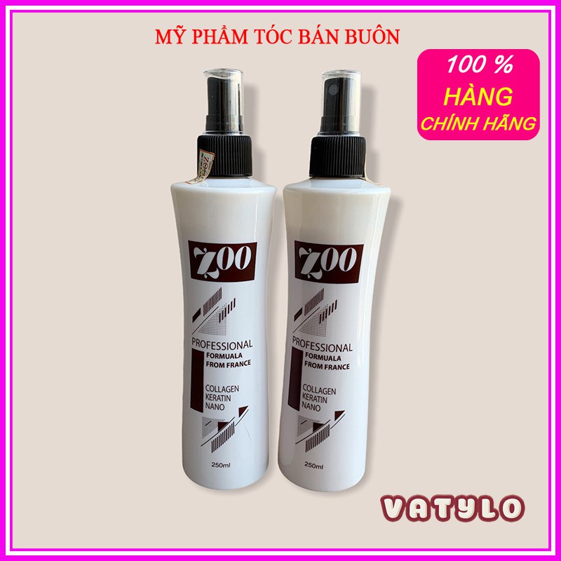 Xịt Dưỡng Tóc colagen ZOO 250ML  FreeShip Ngăn ngừa rụng tóc, phục hồi tóc hư tổn ⚜️Hàng Chính Hãng⚜️ CT56