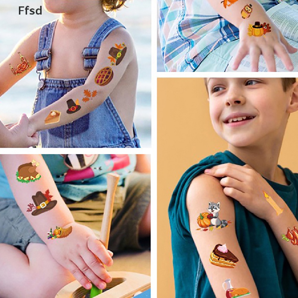 Hình Xăm Dán Tạm Thời Họa Tiết Hoạt Hình Chống Thấm Nước