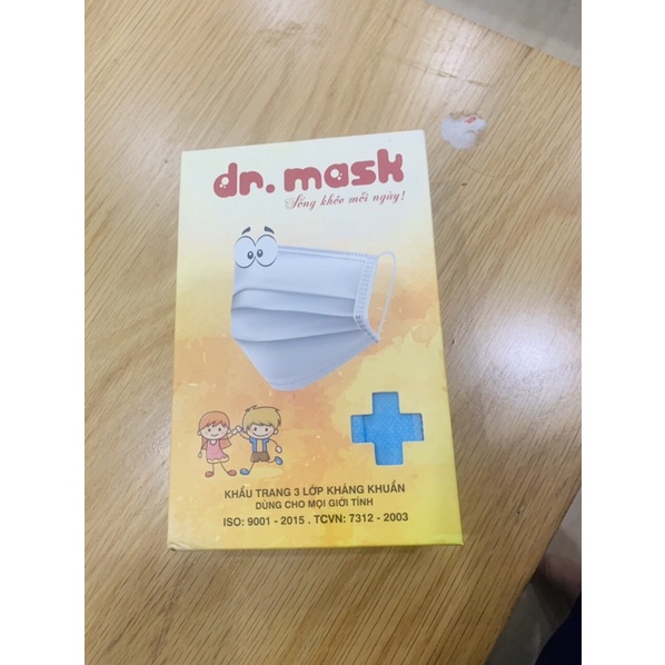 Khẩu trang y tế cho bé Dr Mask - khẩu trang 3 lớp em bé ( 20c/ hộp) _ Hàng chính hãng công ty - Sẵn số lượng lớn