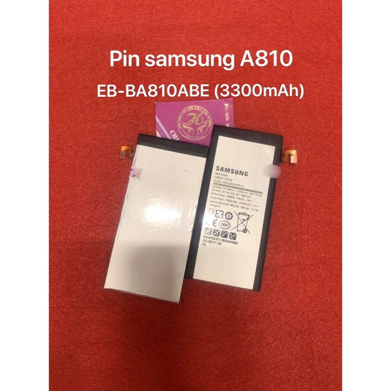 Pin samsung A810 zin loại 1