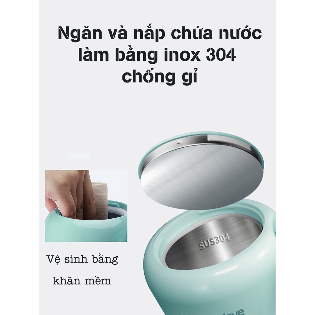 [ANH QUỐC] Máy xay hấp nghiền thức ăn, hâm sữa cho bé đa năng 7in1 tặng kèm máy xay đa năng nhỏ ( Motherlove hồng)