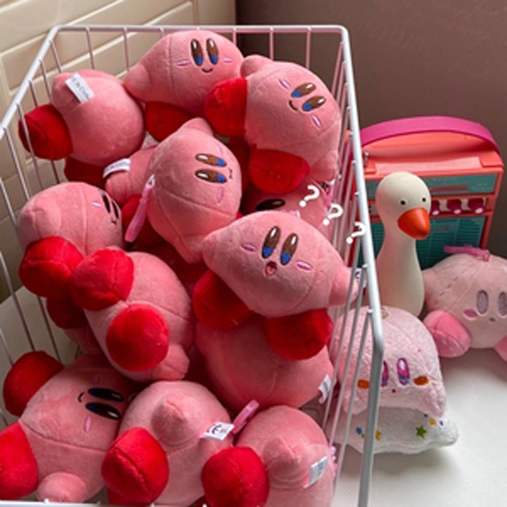 LILYES Móc Khóa Búp Bê Kirby Nhồi Bông Dễ Thương