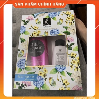 [Tặng 1 chai sữa tắm] Dầu gội Elastine Silk Repair for Dry and Damaged Hair