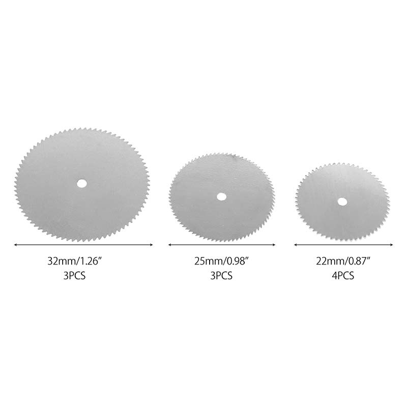 11pcs set Mini Circular Saw Blade Electric Grinding Cutting Disc Rotary Tool for Dremel Metal Cutter Power Tool Wood Cutting Discs