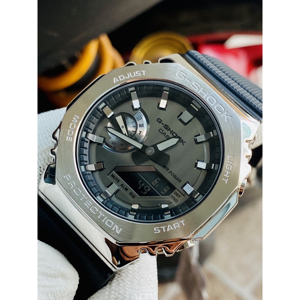 Đồng hồ nam g-shock gm-2100-1 new model 2022 , chính hãng full box