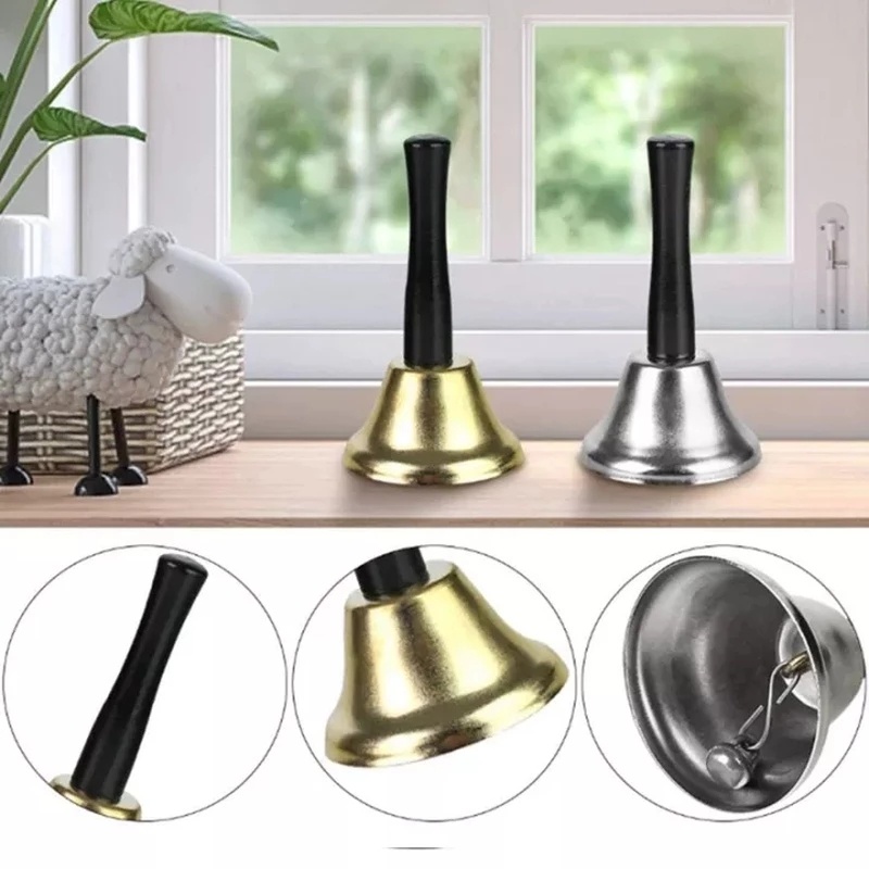 Chuông Cầm Tay Bằng Kim Loại Trang Trí Giáng Sinh / Năm Mới