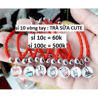 Vòng tay trà sữa : 10 cái = 60k [ add zalo 077.9755.433 xem thêm nhiều mẫu ]