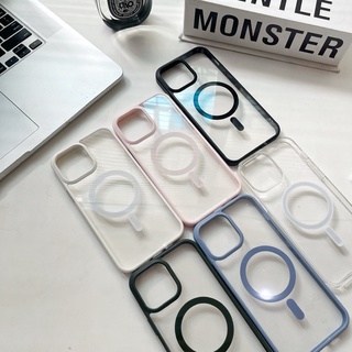 Ốp lưng / Iphone case trong viền magesafe 13Promax Aldershop
