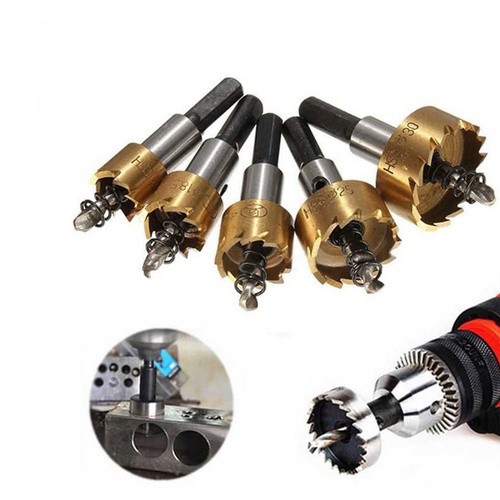 Set 5 mũi khoan ADIEEPEN HSS lỗ 16-30mm có cờ lê chuyên dụng