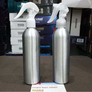 Bình Nhôm Xịt Nước Cắt Tóc Phun Sương, Bình Xịt Nước Cắt Tóc Nam Dung Tích 250ml.(Ảnh thật)
