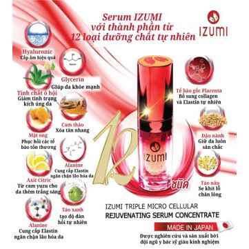 Viên nang serum Izumi 3 màu (trắng / vàng / đỏ) | BigBuy360 - bigbuy360.vn