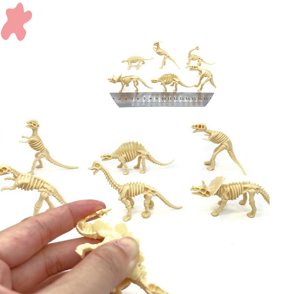 ☆☆☆Bộ 12 Mô Hình Xương Khủng Long Đồ Chơi Cho Bé