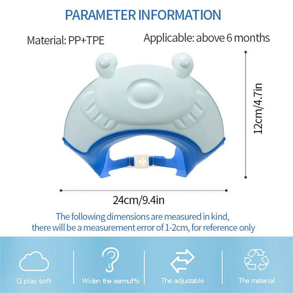 NIUYOU Mũ Tắm Bảo Vệ Mắt Chống Thấm Nước Mềm Mại Điều Chỉnh Được Chăm Sóc Cho Bé