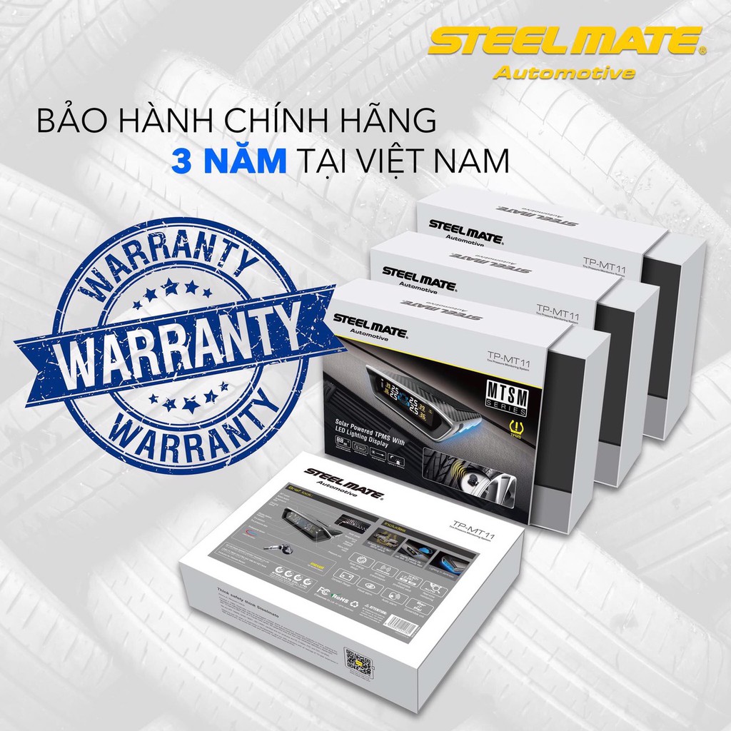 Cảm biến áp suất Steelmate MT11 và Steelmate MT11 PRO-Tặng kèm bơm P05