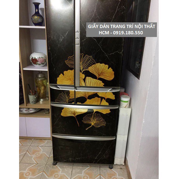 HÀNG BÁN CHẠY - Miếng decal dán tủ lạnh chất liệu cao cấp, chống nước  - Decal dán tủ lạnh, decal 3D - Trang trí nhà cửa
