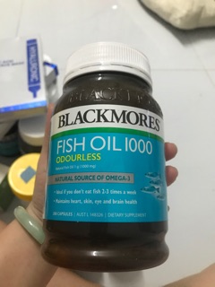 Blackmores Dầu cá 200v k mùi