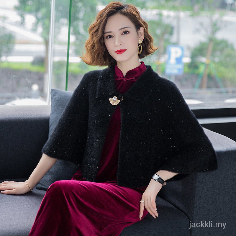 Áo Choàng Vải Len Màu Trơn Thời Trang Thu Đông 2020 Mới Dễ Phối Đồ Cho Nữ | BigBuy360 - bigbuy360.vn