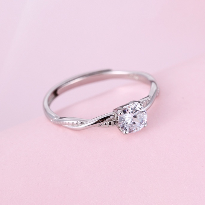 Nhẫn Bạc S925 Cá Tính Đẹp Đính Đá N2459 - Bảo Ngọc Jewelry