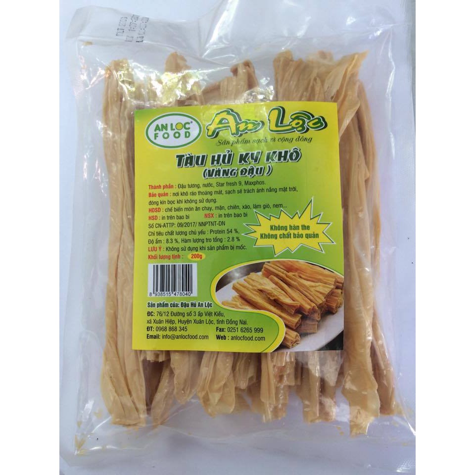 Tàu hủ ky ,Váng đậu ống khô loại 200g