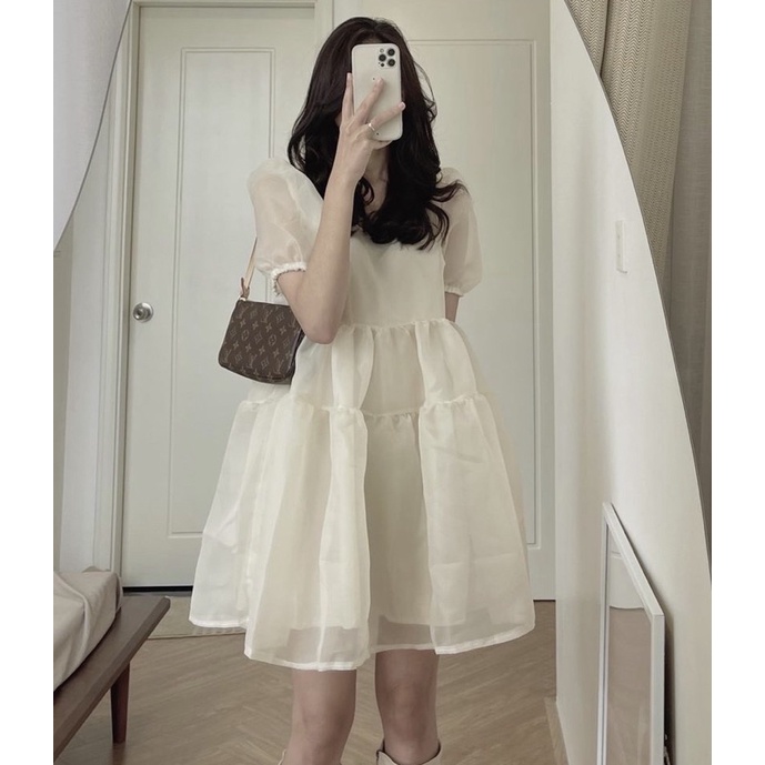 Váy Babydoll ✨SELINA DRESS✨ TIỂU THƯ hai lớp bồng bềnh siêu xinh