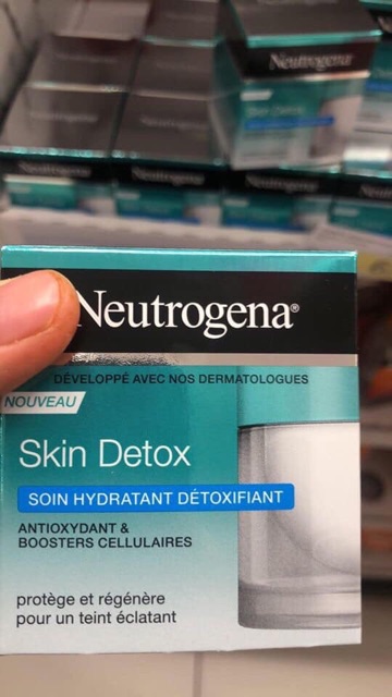 Kem dưỡng ẩm thải độc Neutrogena Skin Detox 50ml - Guu