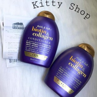 Bộ đôi dầu gội + xả chống rụng tóc biotin collagen_ kèm bill