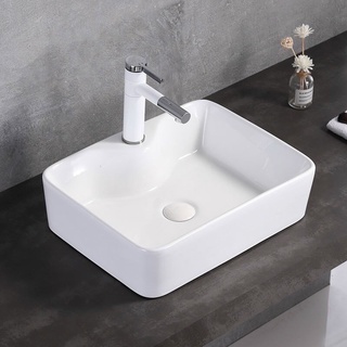 Vòi Lavabo nóng lạnh, Vòi rửa mặt, Vòi Lavabo inox 304 sơn tĩnh điện màu trắng Navier cao cấp tặng kèm dây cấp nóng lạnh