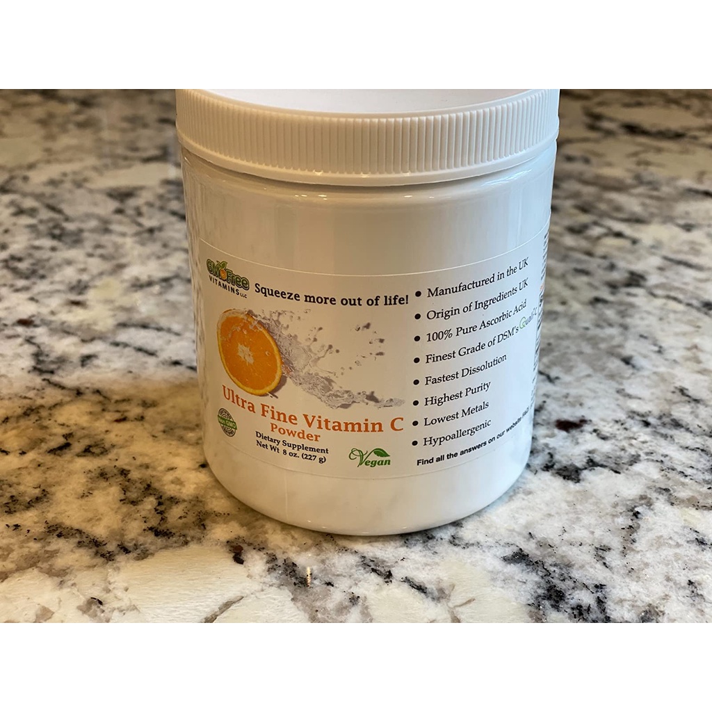 Bột vitamin C  nguyên chất siêu mịn - làm trắng và giảm thâm cho da