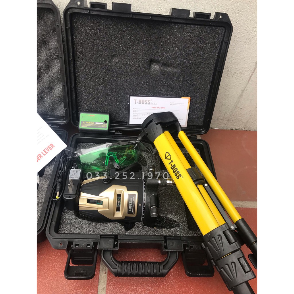 Máy cân mực laser 5 tia xanh chính hãng T-BOSS 288G