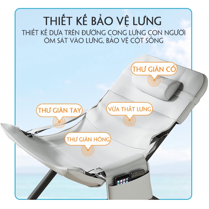 Ghế dã ngoại gấp gọn chính hãng chắc chắn hợp kim nhôm xếp nhỏ gọn cho đi phượt du lịch cắm trại camping, Du Lịch