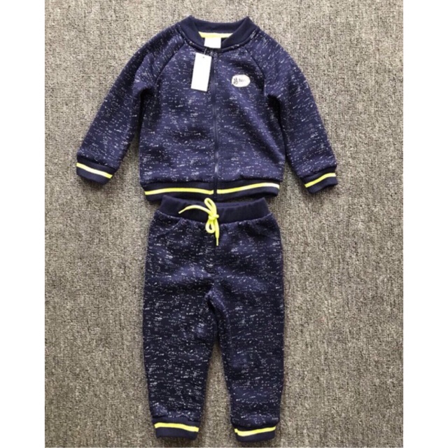 Bộ nỉ Cuddlesome bé trai hàng xuất