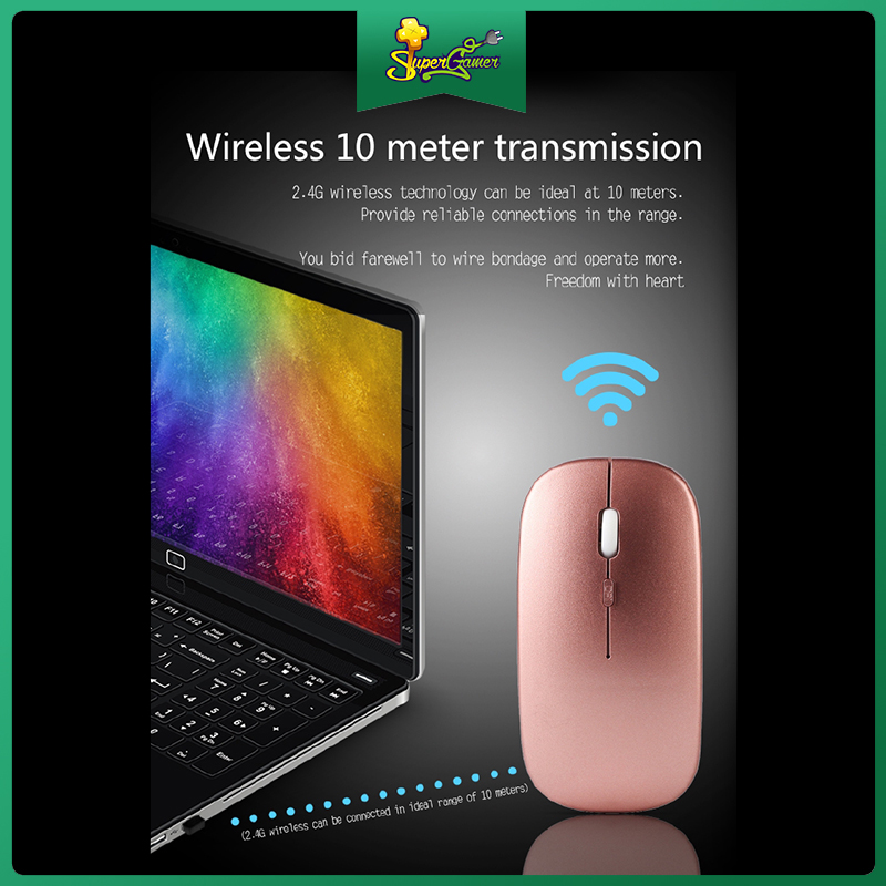 Chuột máy tính không dây 2.4ghz USB 2.0 siêu mỏng chất lượng cao | WebRaoVat - webraovat.net.vn