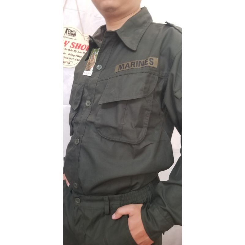 Bộ ngụy USA marines  đi phượt, bảo hộ lao động