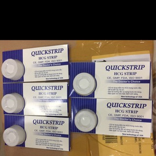 Combo 10 que thử thai quick strip
