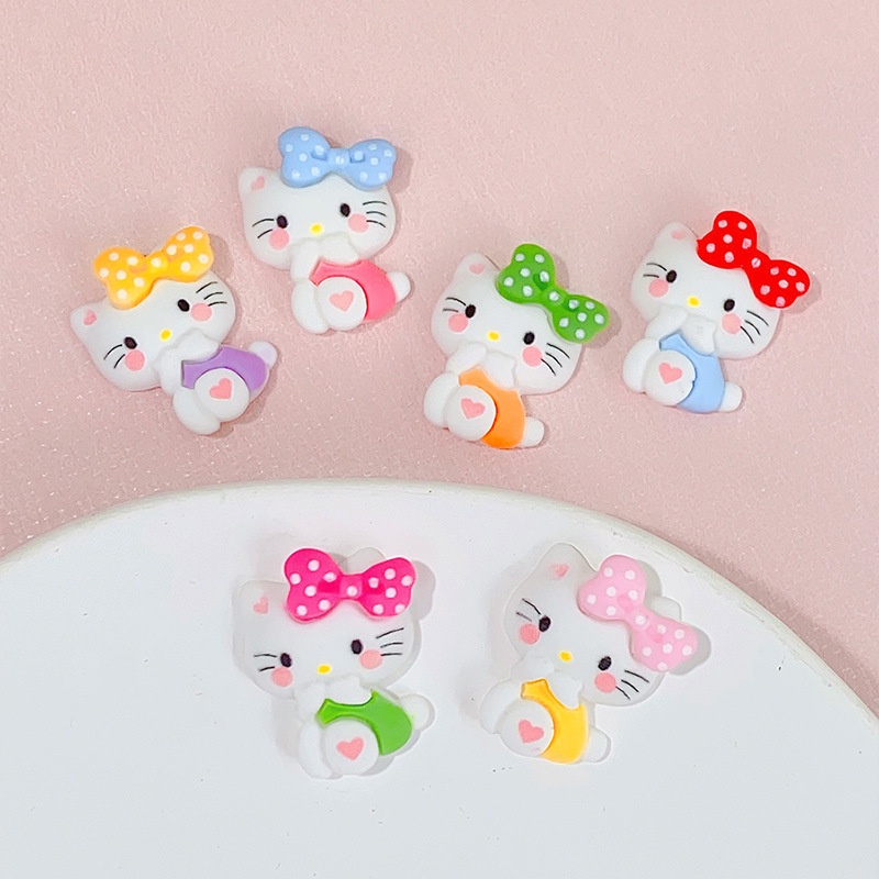 crocs Sticker shoes sticker for cross sandalsMiếng Dán Trang Trí Khóa Giày Dép crocs Hình hello kitty Dễ Thương diy